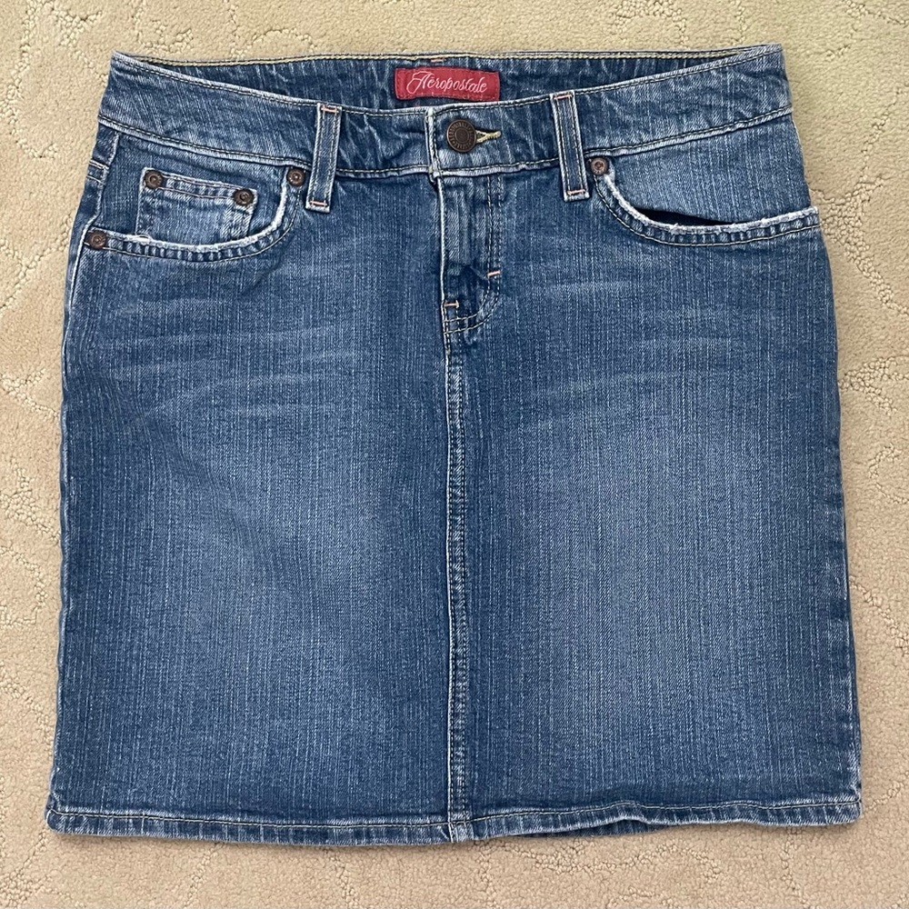 Aeropostale Classic Blue Mini Skirt